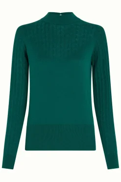 King Louie Tops & Shirts|Agnes Top Club Antique Green