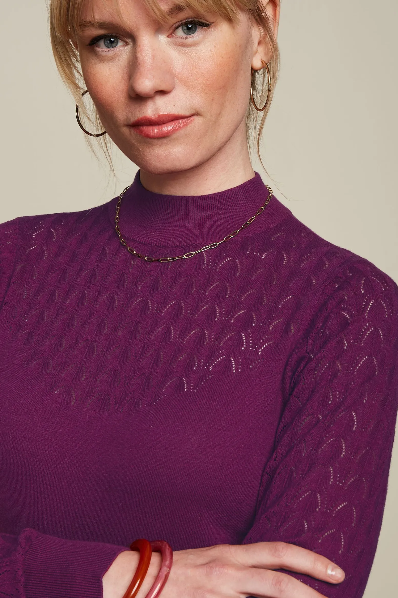 King Louie Tops & Shirts|Agnes Top Club Caspia Purple