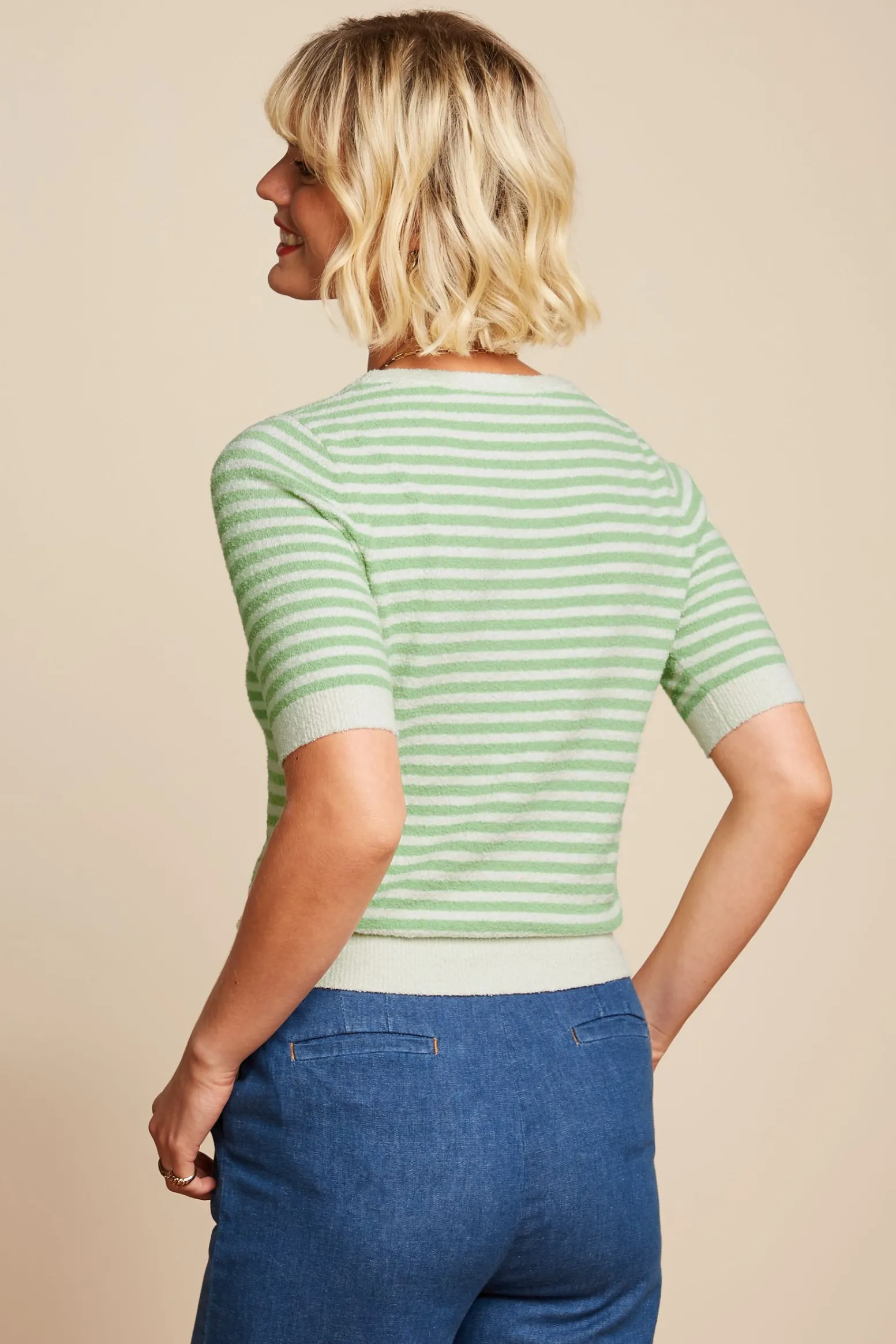 King Louie Tops & Shirts|Agnes Top Dee Dee Cameo Green
