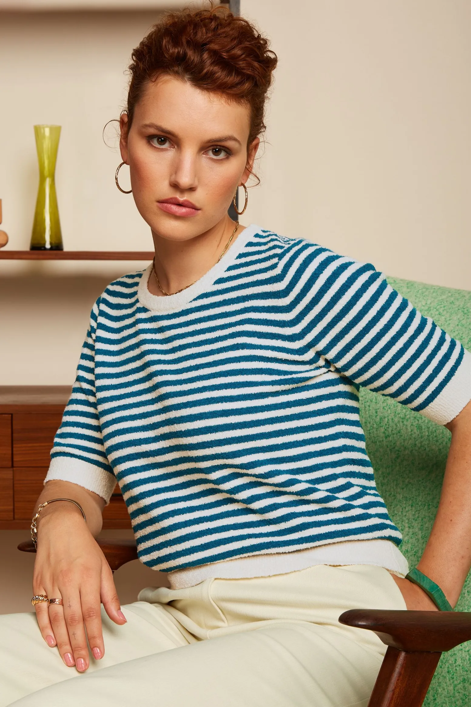 King Louie Tops & Shirts|Agnes Top Dee Dee Lapis Blue