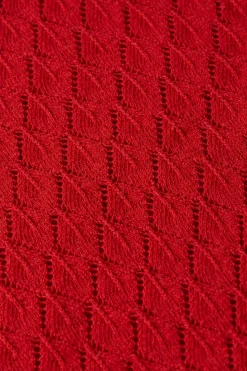 King Louie Tops & Shirts|Agnes Top Loop Ajour Chili Red