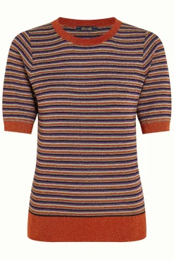King Louie Tops & Shirts|Agnes Top Stardust Caramel