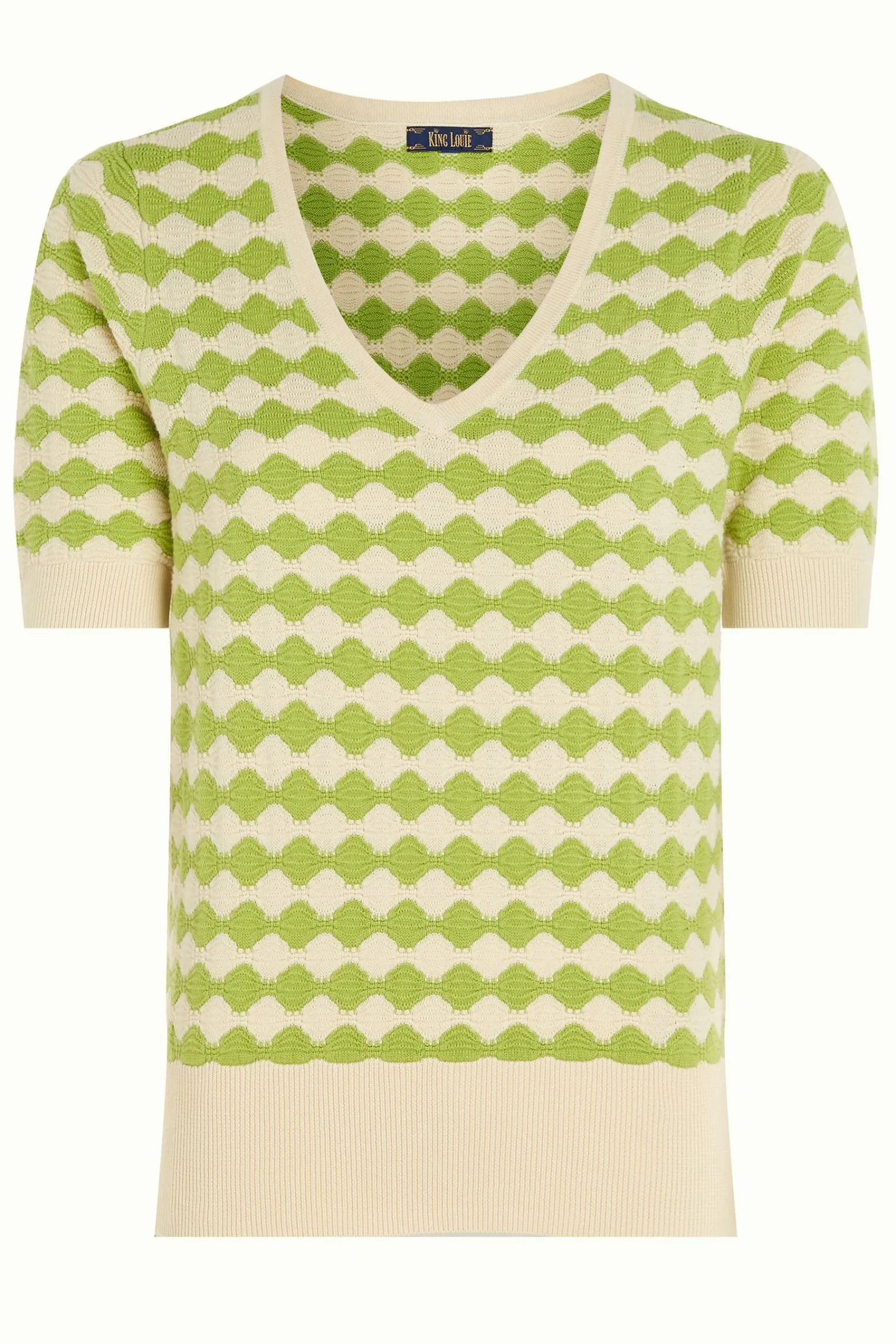 King Louie Tops & Shirts|Agnes V Top Turtle Macaw Green
