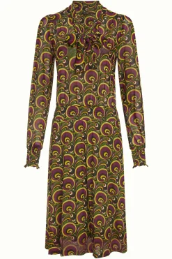 King Louie Jurken|Amalia Dress Patchouli Olive Green