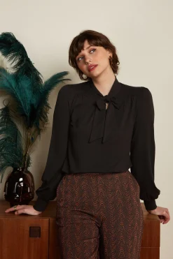 King Louie Tops & Shirts|Amalia Top Ecovero Light Black