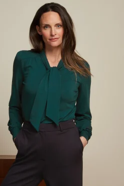 King Louie Tops & Shirts|Amalia Top Ecovero Light Pine Green