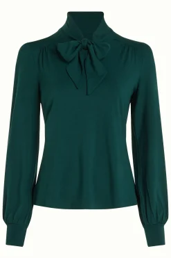 King Louie Tops & Shirts|Amalia Top Ecovero Light Pine Green