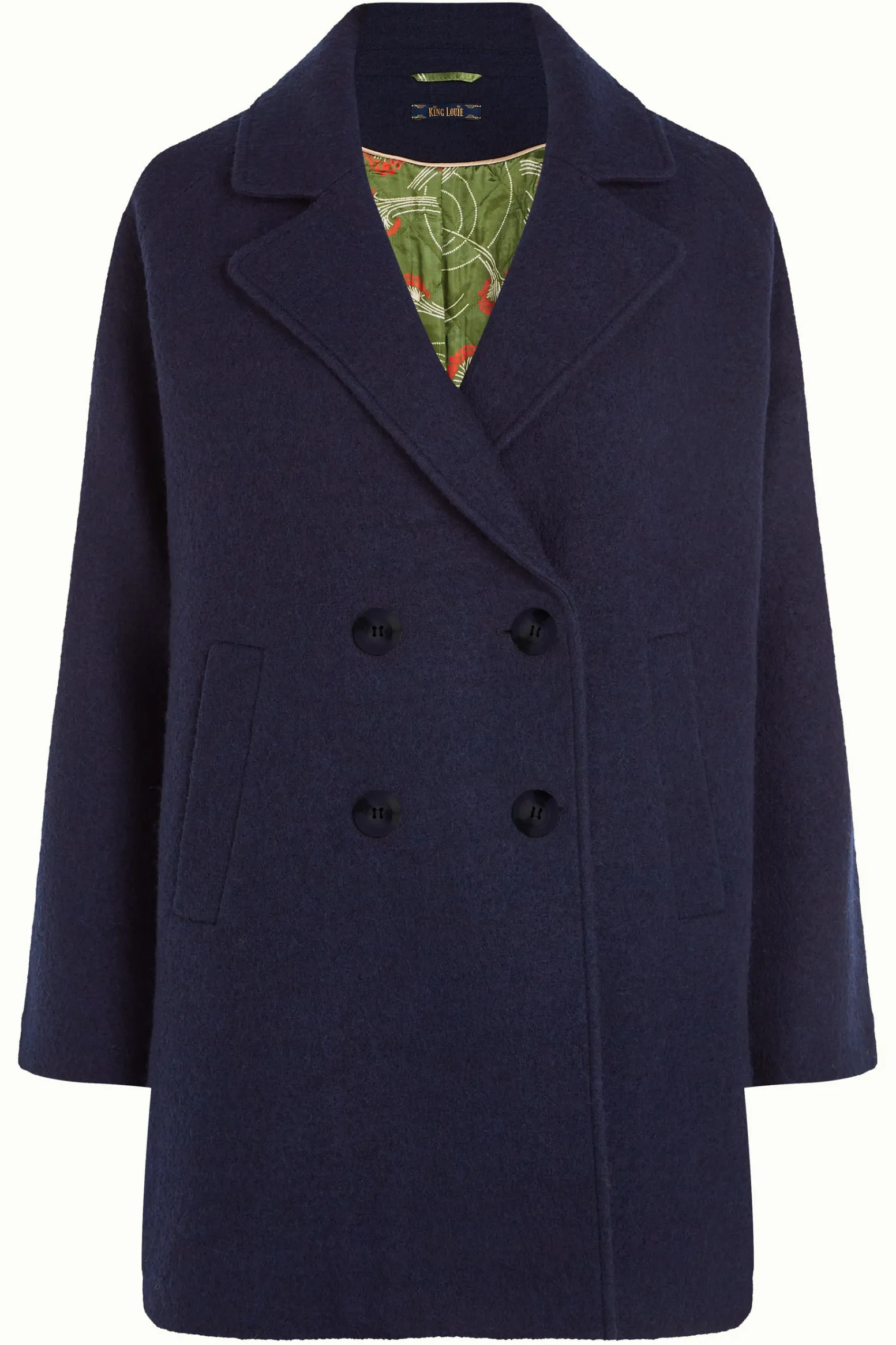 King Louie Jassen & Blazers|Amelie Coat Kennedy Ink Blue