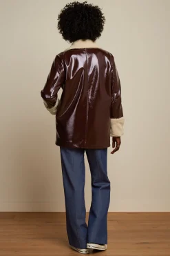 King Louie Jassen & Blazers|Amelie Coat Outshine Bordeaux Red