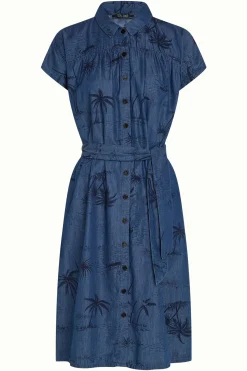 King Louie Jurken|Amy Dress Daytrip Denim Blue