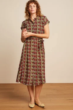 King Louie Jurken|Amy Dress Jackie Fiery Red