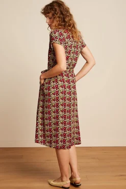 King Louie Jurken|Amy Dress Jackie Fiery Red