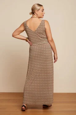 King Louie Jurken|Anna Maxi Dress Smith Umbre