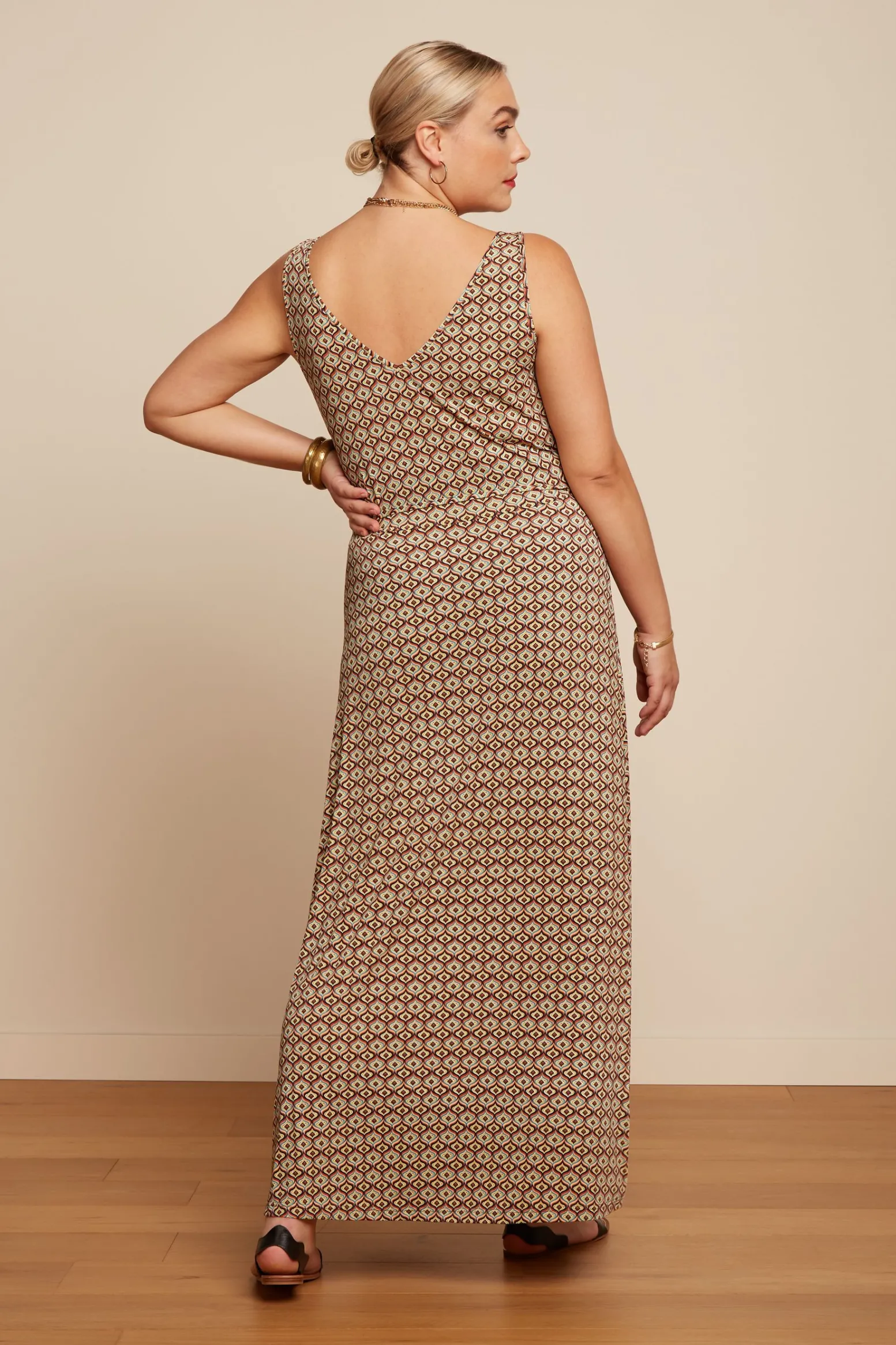 King Louie Jurken|Anna Maxi Dress Smith Umbre