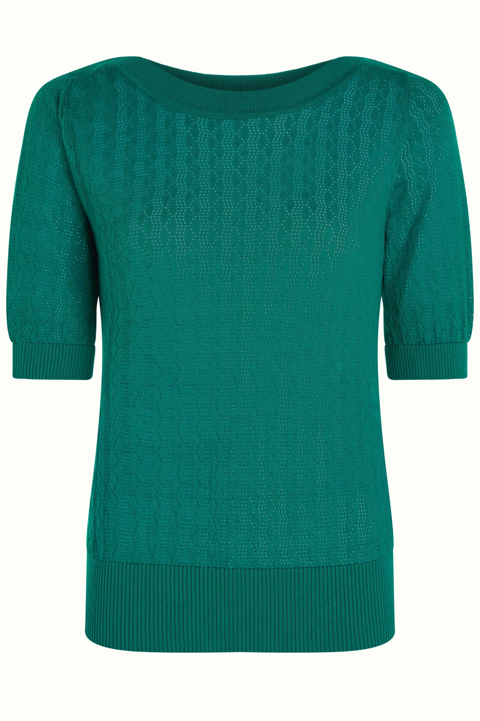 King Louie Tops & Shirts|Audrey Top Loop Ajour Eden Green