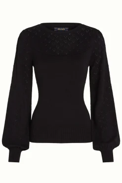 King Louie Tops & Shirts|Bell Yoke Top Heart Ajour Black