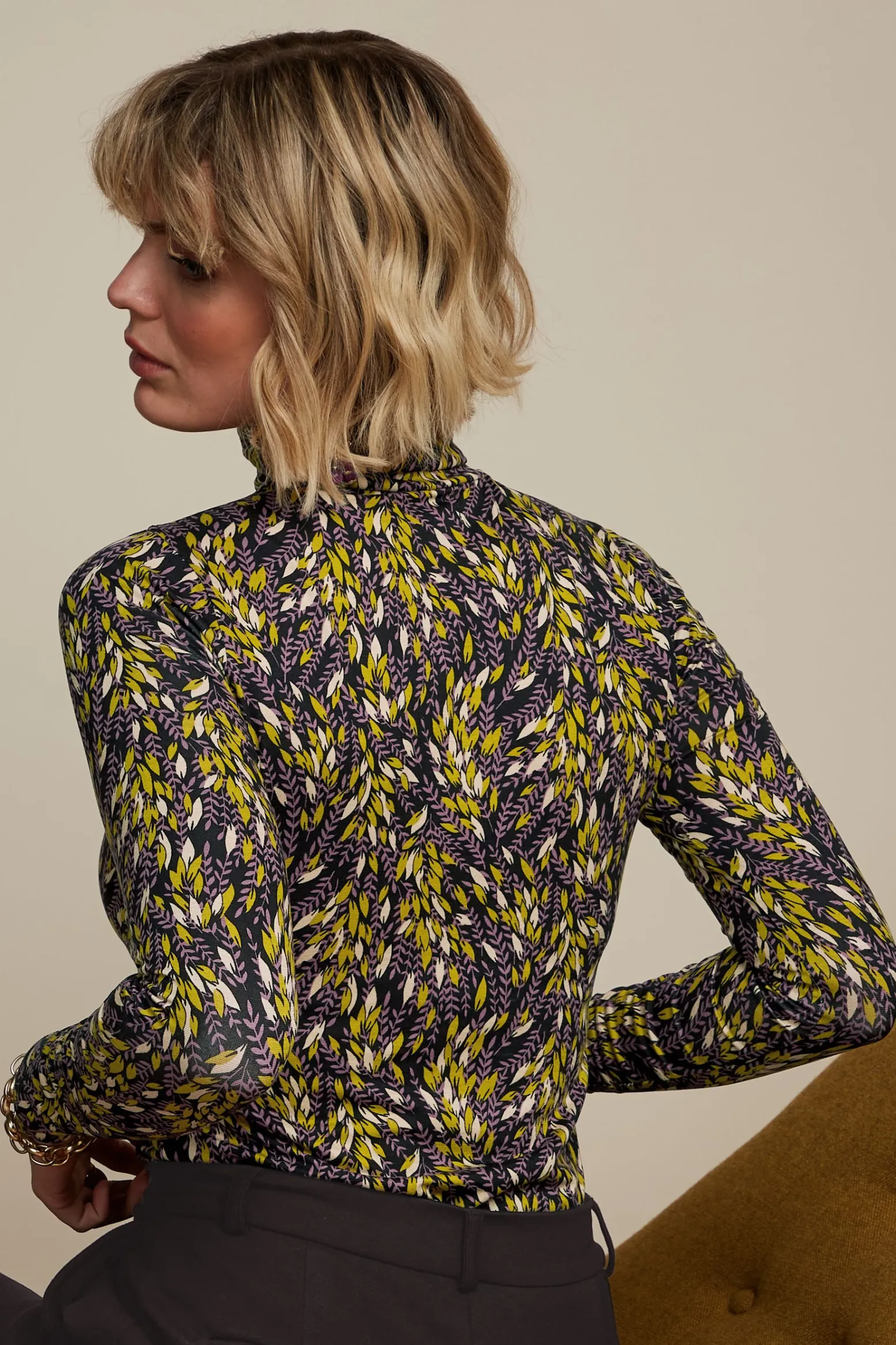 King Louie Tops & Shirts|Betsy Rollneck Top Osio Black