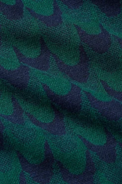 King Louie Jurken|Betty Dress Duffy Jacquard Evening Blue