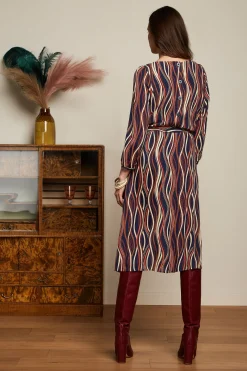 King Louie Jurken|Betty Dress Merrill Blue