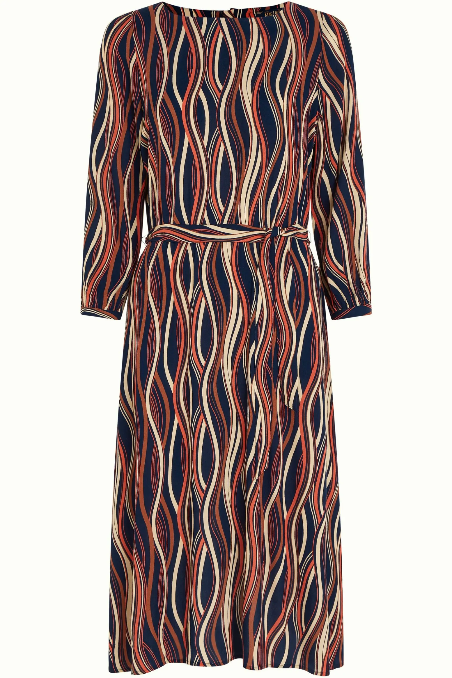 King Louie Jurken|Betty Dress Merrill Blue