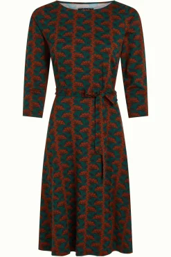 King Louie Jurken|Betty Dress Noushh Pine Green