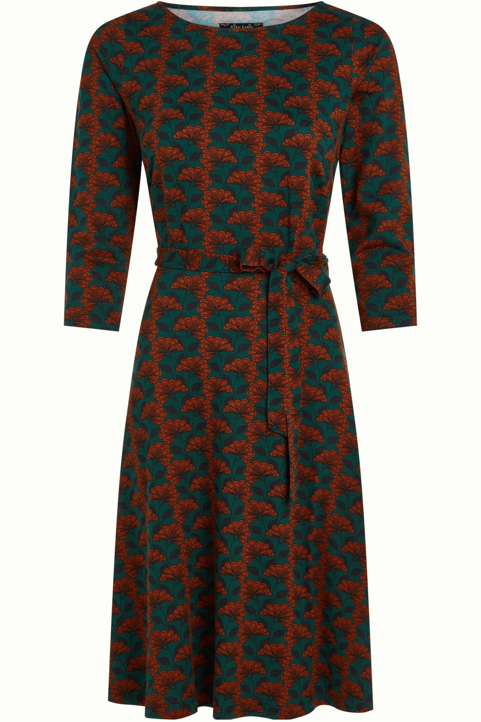 King Louie Jurken|Betty Dress Noushh Pine Green