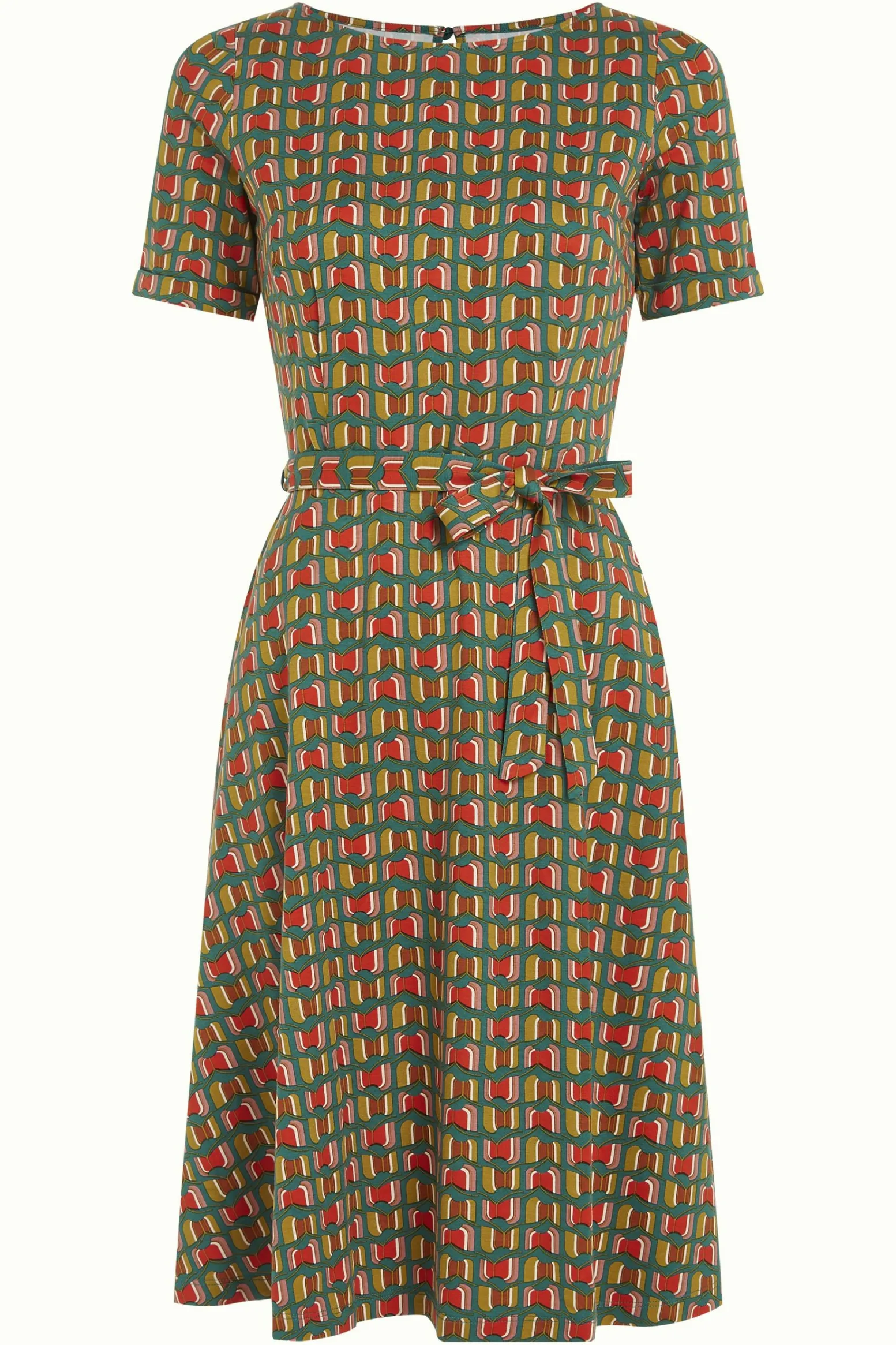 King Louie Jurken|Betty Dress Rondine Ponderosa Green