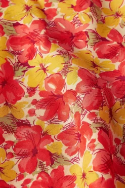 King Louie Jurken|Betty Loose Fit Dress Doree Fiesta Red
