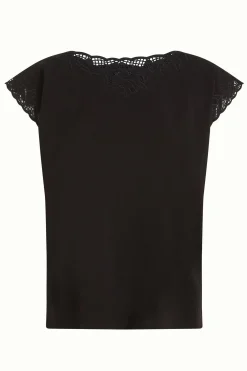 King Louie Tops & Shirts|Betty Top Aurelie Embroidery Black