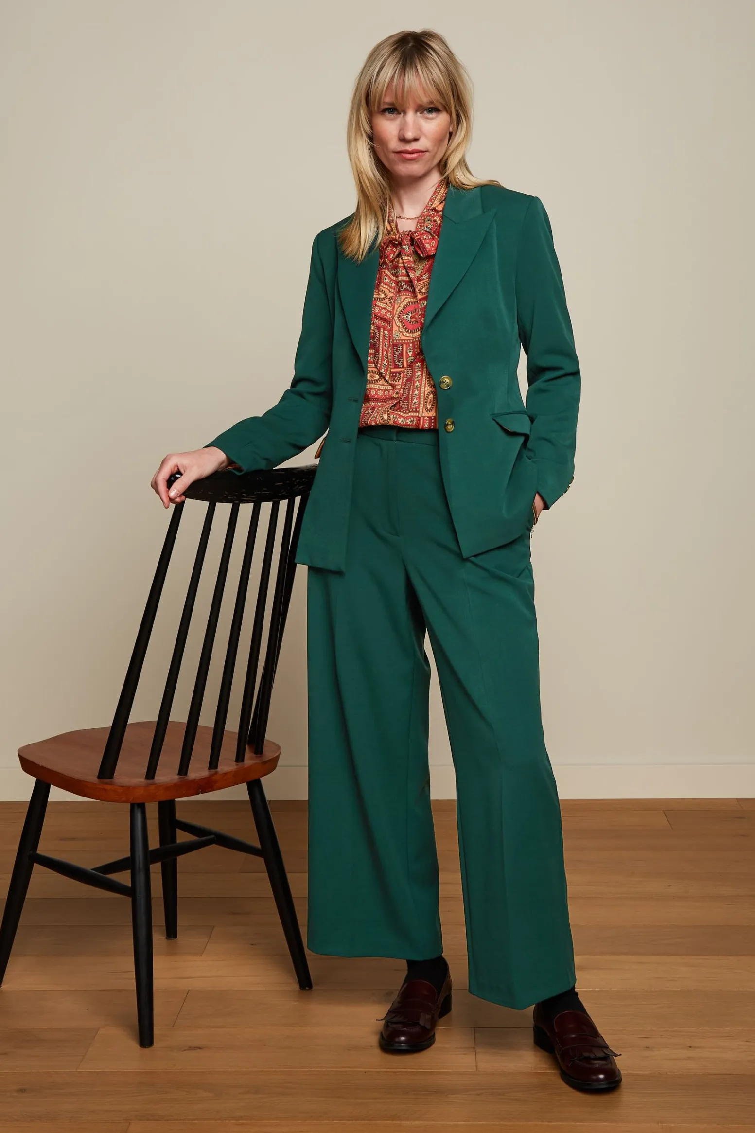 King Louie Jassen & Blazers|Bianca Blazer Broadway Pine Green