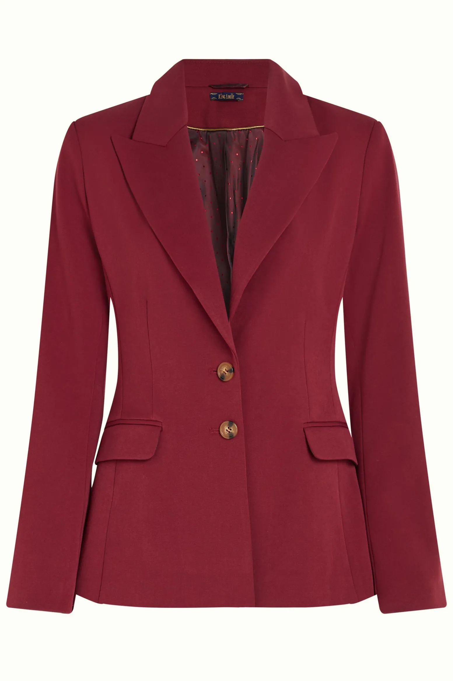 King Louie Jassen & Blazers|Bianca Blazer Broadway Cabernet Red