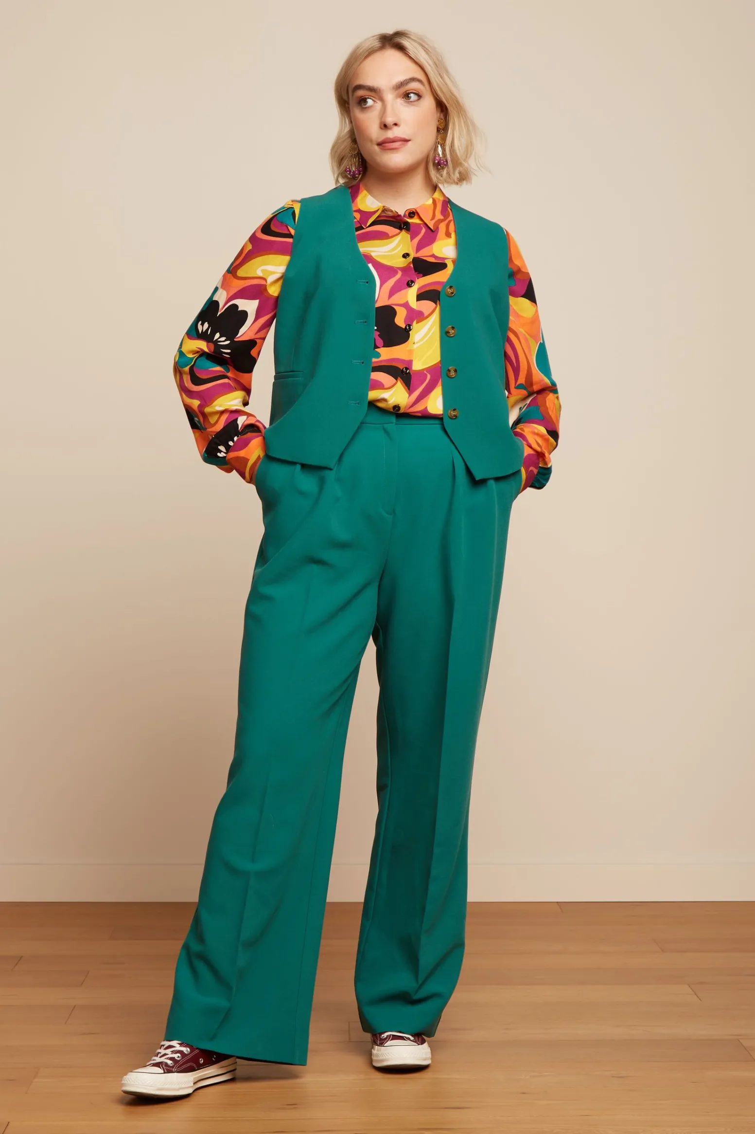 King Louie Tops & Shirts|Bianca Gilet Simonet Ponderosa Green