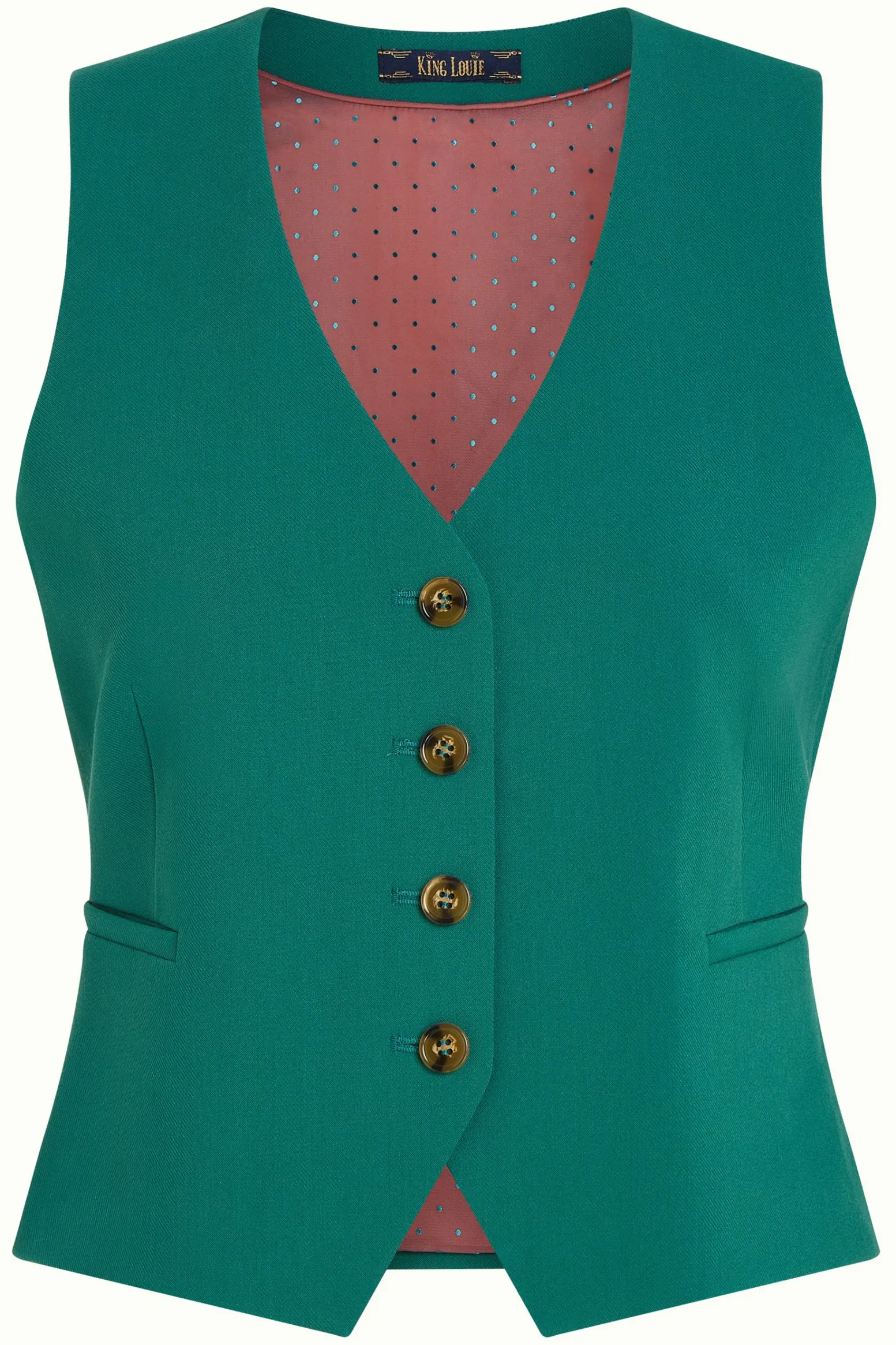 King Louie Tops & Shirts|Bianca Gilet Simonet Ponderosa Green