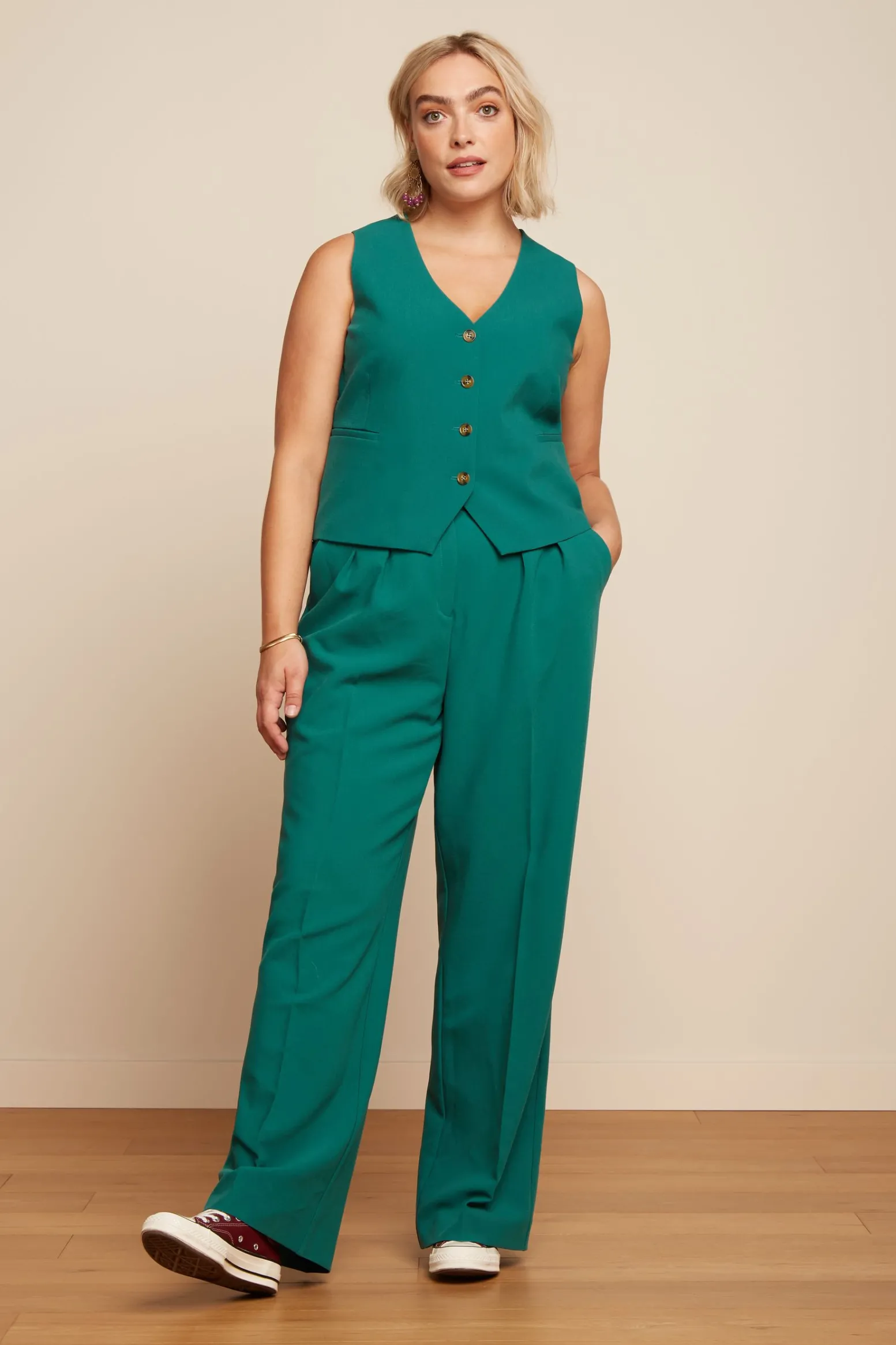 King Louie Tops & Shirts|Bianca Gilet Simonet Ponderosa Green
