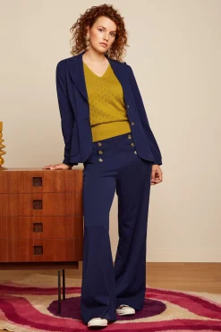 King Louie Jassen & Blazers|Bibi Blazer Broadway Ink Blue