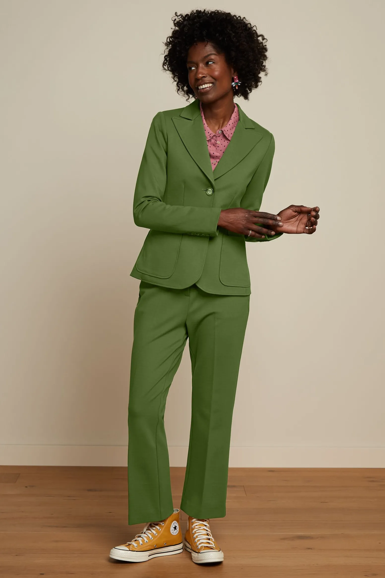 King Louie Jassen & Blazers|Bibi Blazer Uni Rodeo Olive Green