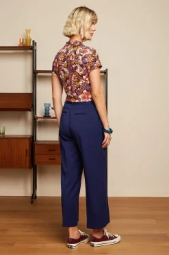 King Louie Blouses|Blouse Madeleine Sienna Red