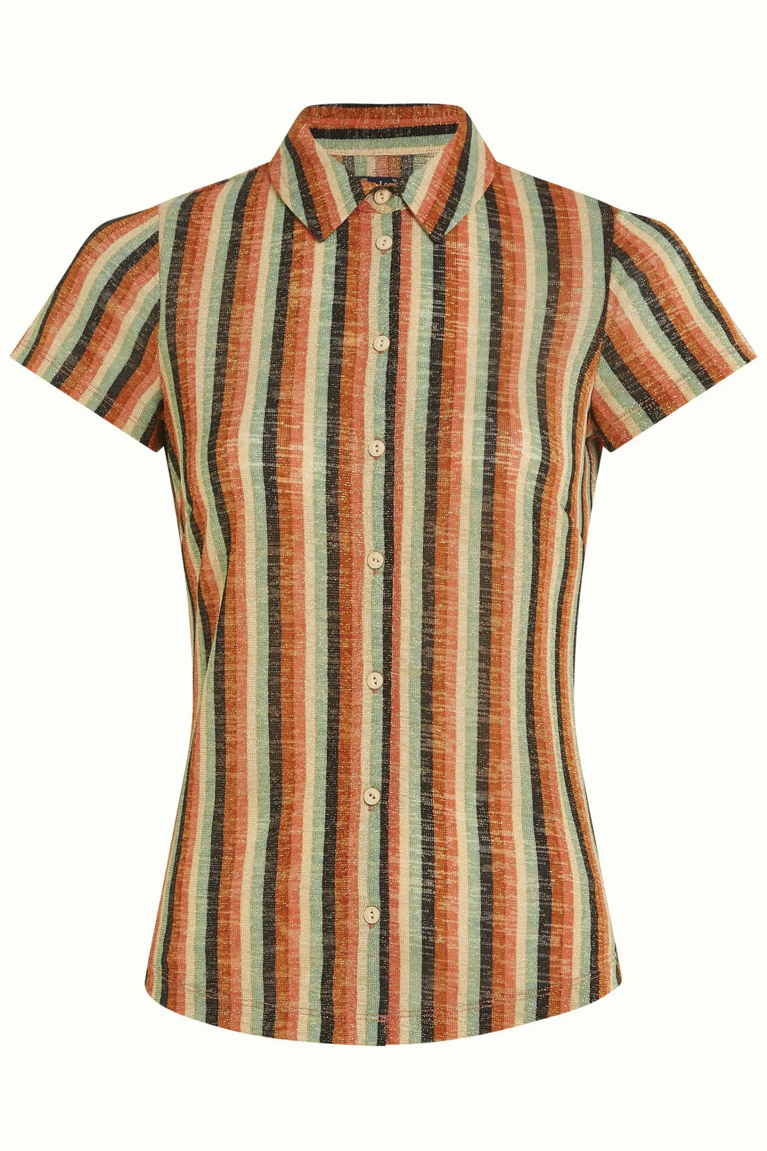 King Louie Blouses|Blouse Piso Stripe Black
