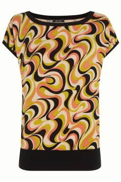 King Louie Tops & Shirts|Boatneck Top Manic Spring Yellow