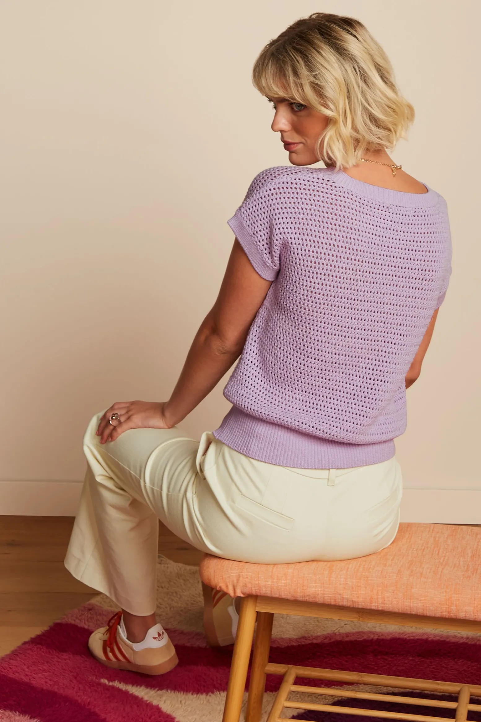 King Louie Tops & Shirts|Boatneck Top Soleil Lavender Mist
