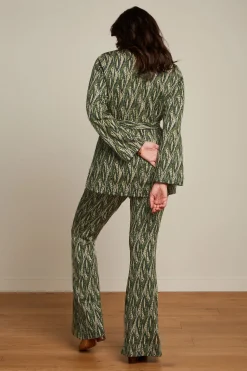 King Louie Broeken|Border Flared Pants Victory Blue