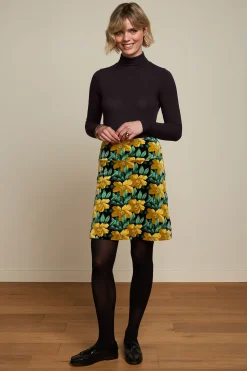 King Louie Rokken|Border Skirt Aurelia Black
