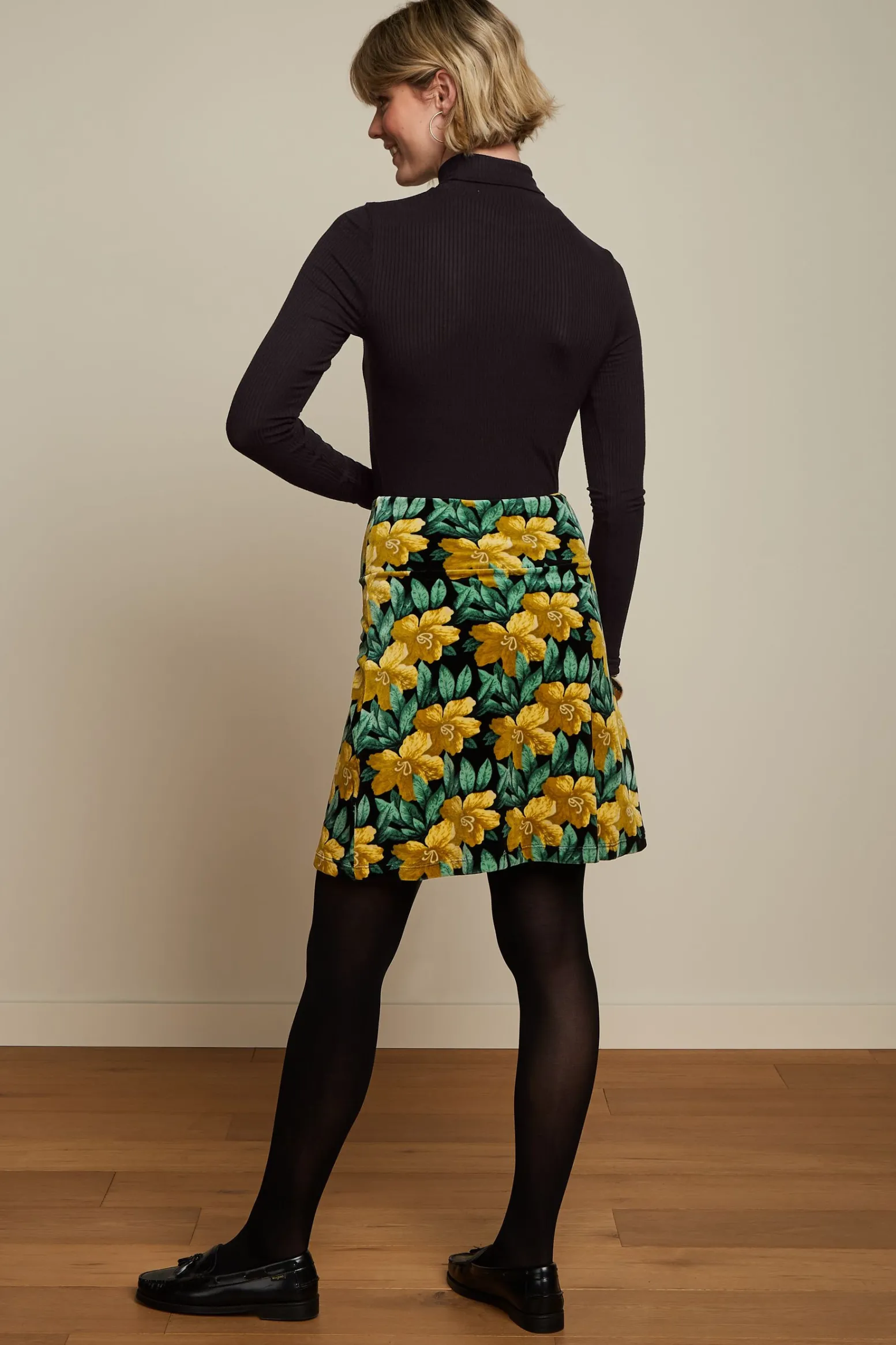 King Louie Rokken|Border Skirt Aurelia Black