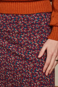 King Louie Rokken|Border Skirt Autumn Storm Blue