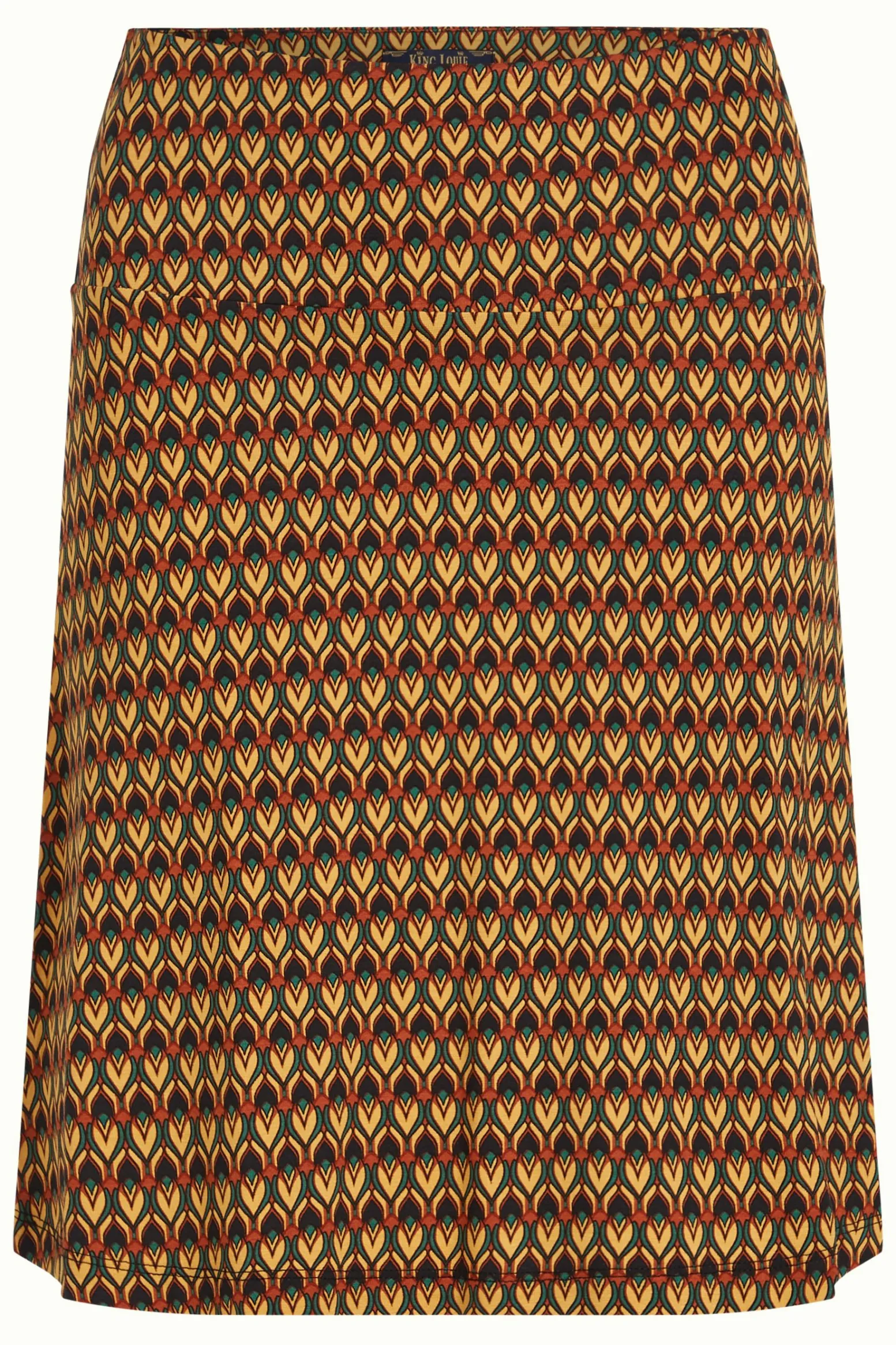 King Louie Rokken|Border Skirt Dandy Black