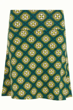 King Louie Rokken|Border Skirt Kirby Para Green