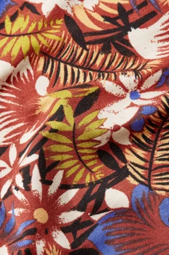 King Louie Rokken|Border Skirt Madeleine Sienna Red