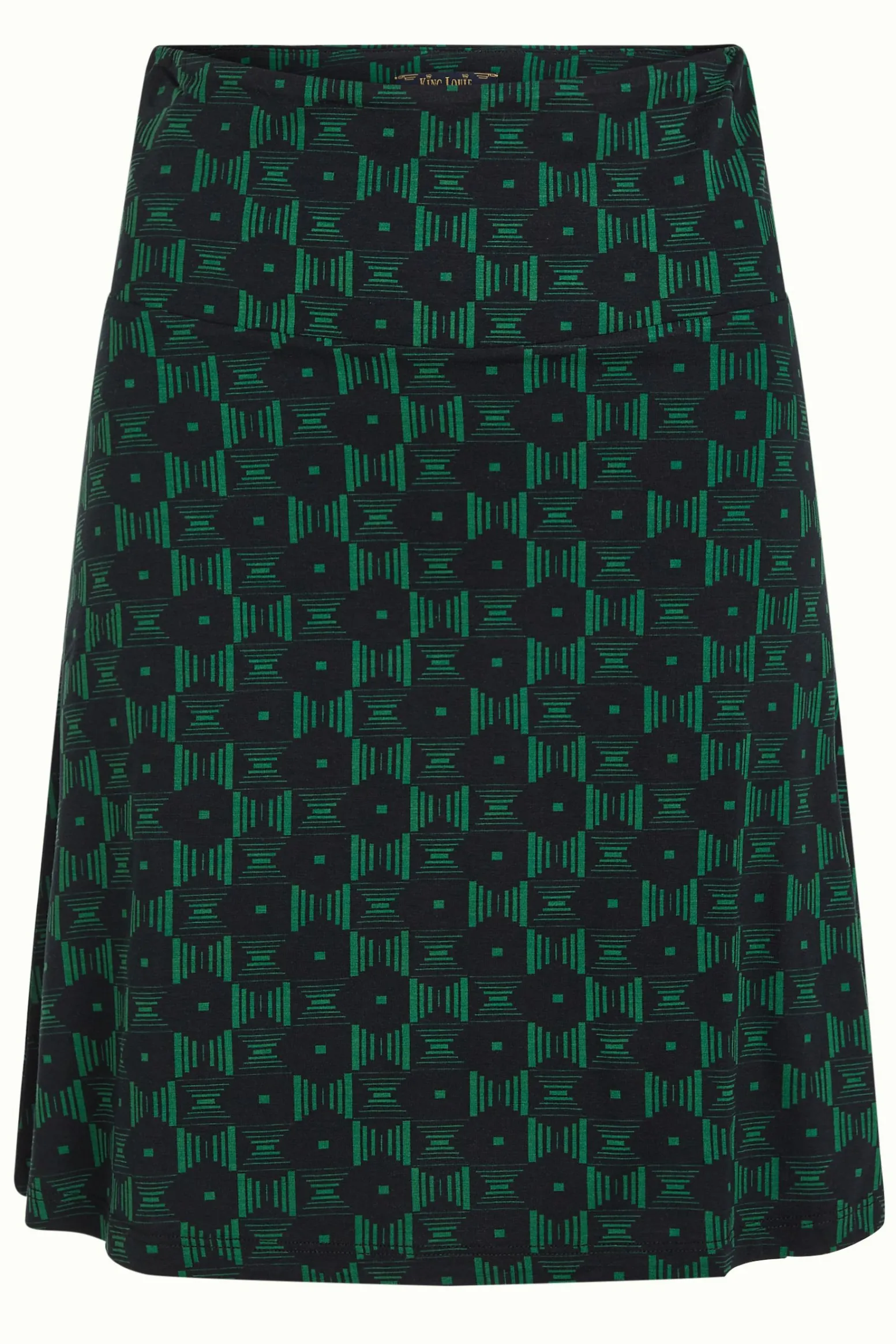King Louie Rokken|Border Skirt Marvin Para Green