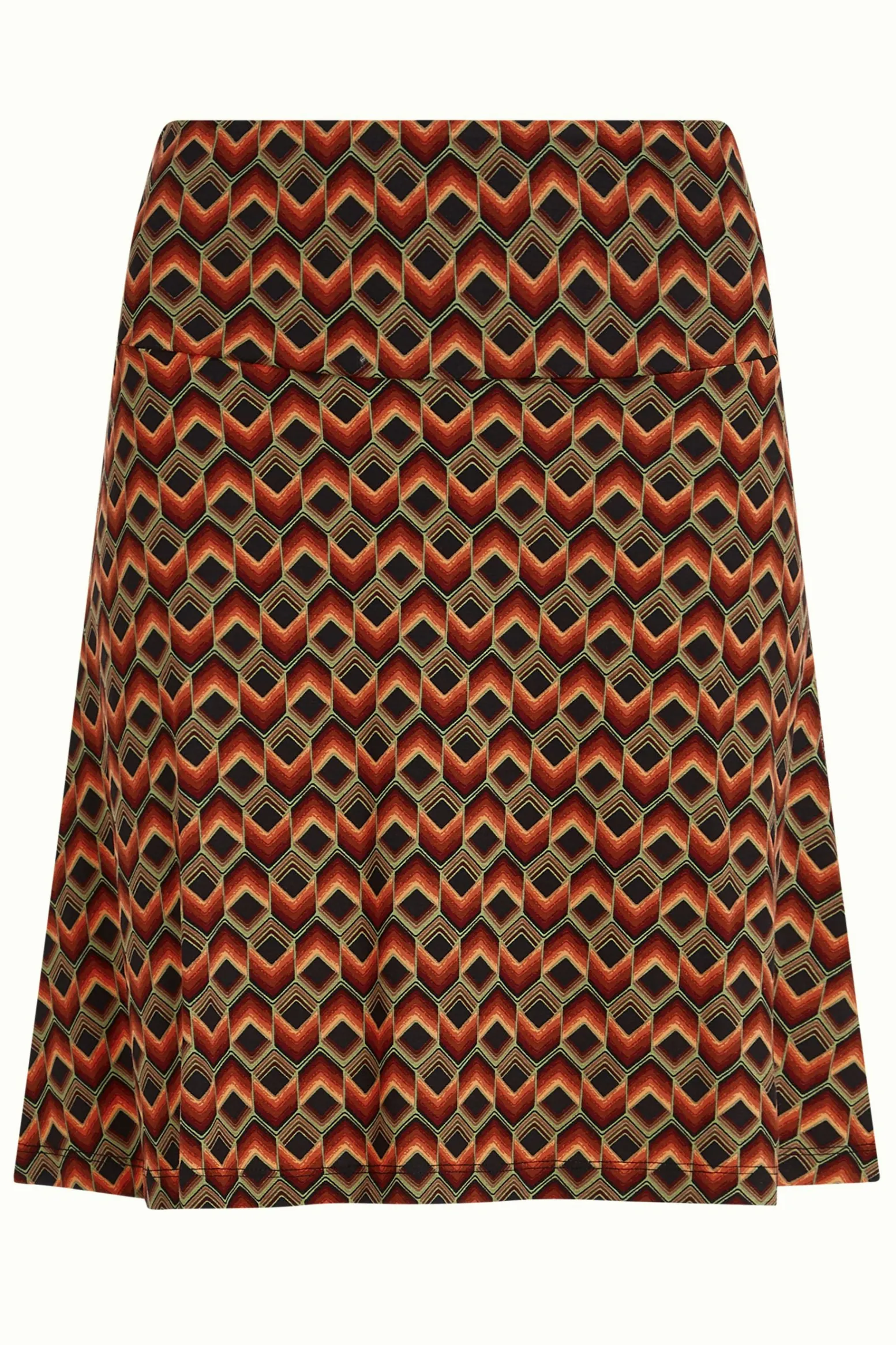King Louie Rokken|Border Skirt Quentin Black