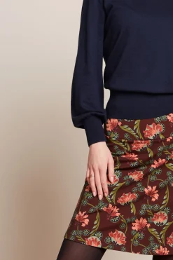 King Louie Rokken|Border Skirt Shanty Cabernet Red